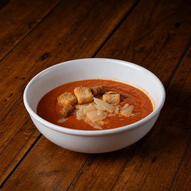 Bowl Tomato Basil Bisque.